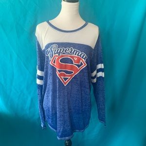 ❤️ Superman Women’s Blue/White/Red Top size XXXL/23